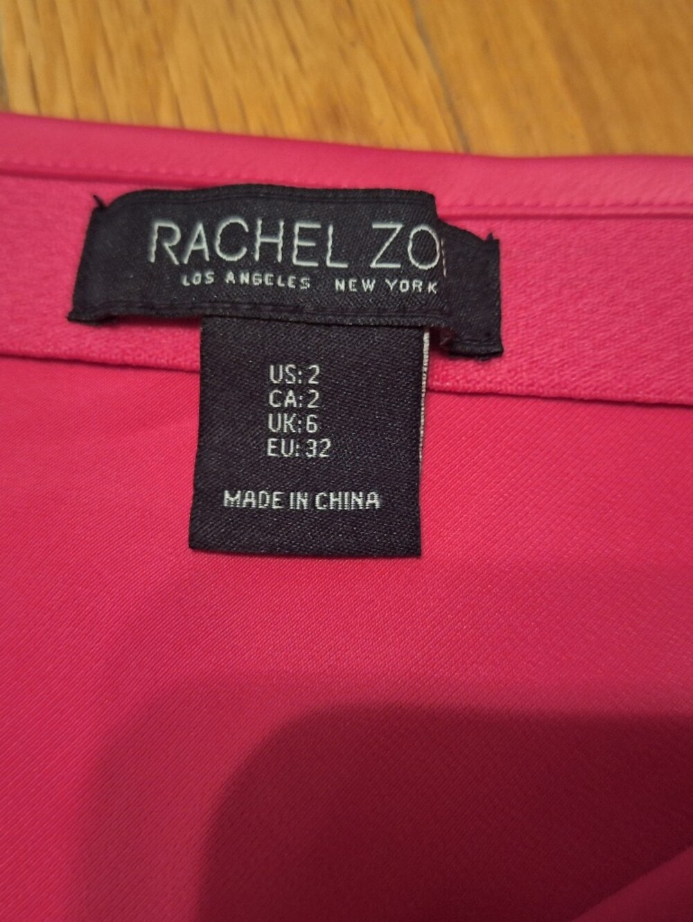 Rachel Zoe Pink Midi Skirt Ladies Size 2 Stretchy Silky Girly Girl City Chic - Picture 4 of 4